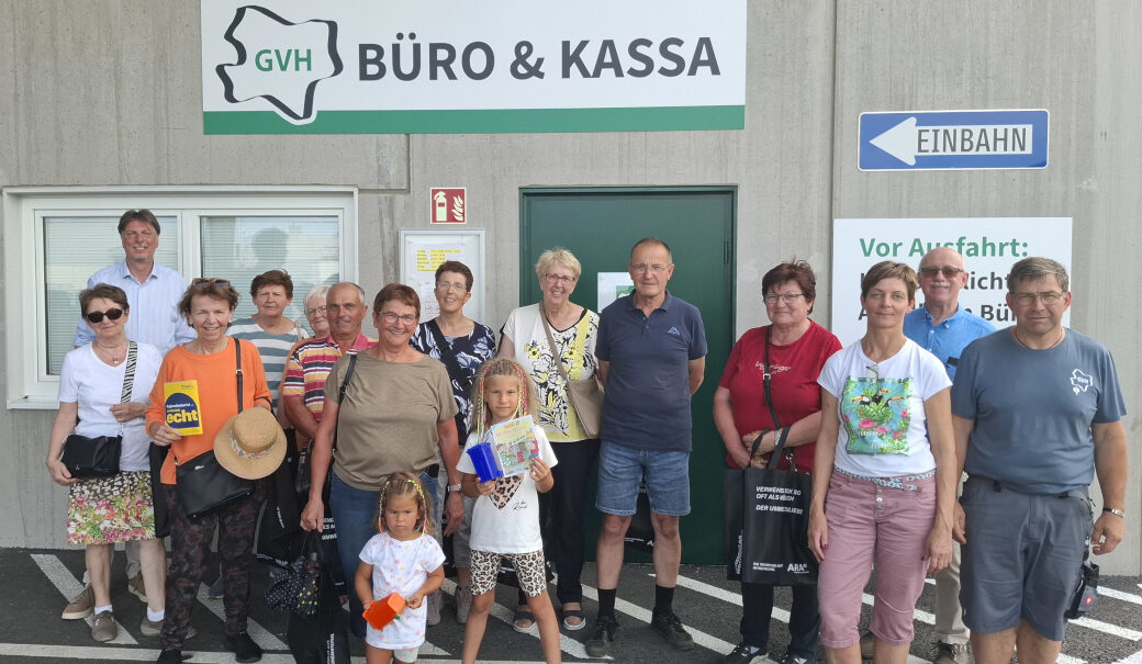 BHW St. Bernhard-Frauenhofen besuchte Wertstoff Sammelzentrum Rodingersdorf