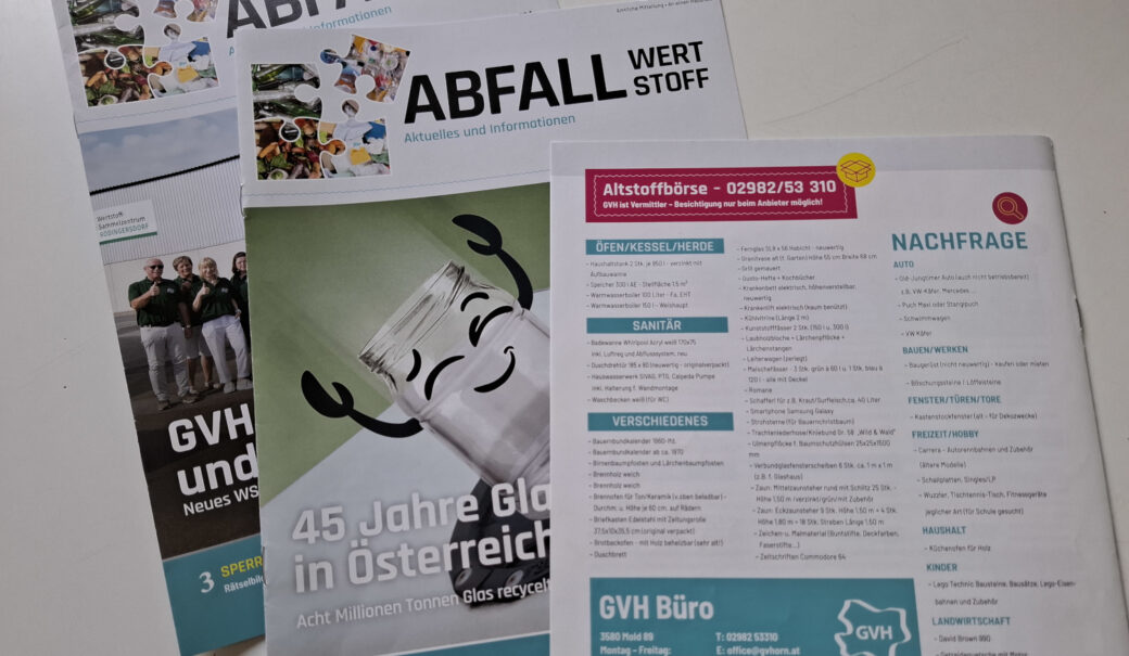 Abfall-Wertstoff, Verbandszeitung des GVH